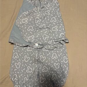 Halo Gray Disney Mickey print sleep sack